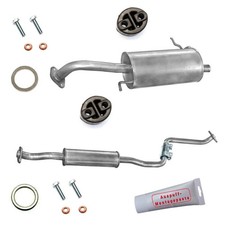 Auspuff Mitteltopf Endtopf +