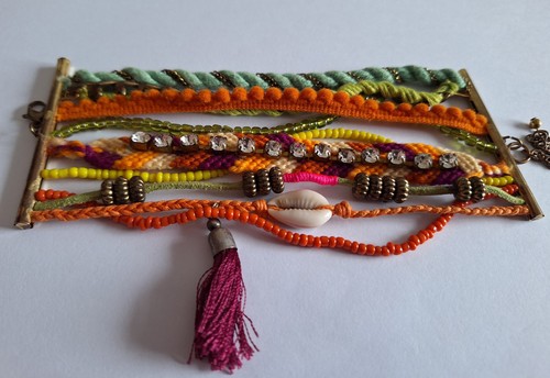 Vintage armband milticolor - armband,