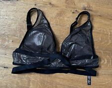 Victoria's Secret  Glitzer-BH, schwarz-silber, Größe M, NEU!
