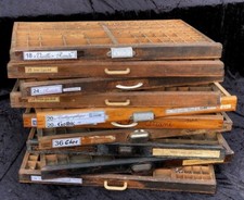 1x Setzkasten Schublade Holz