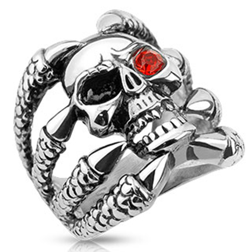 Totenkopf ring klaue skull - ring,