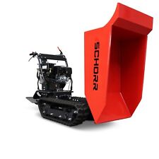 SCHORR [PRO] Minidumper Ketten Dumper Benzin Schubkarre Mulde RR500DHKA2 9,2 PS
