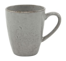 Kaffeetasse Teetasse Tasse Kaffeebecher Steingut Grau 350 ml