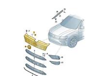 Original Kühlergrill satinschwarz/chromglanz VW Tiguan 5NA853651B ZLL Neu