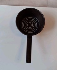 DDR Emaille Sieb Durchschlag