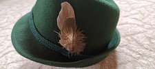 Jägerhut/Trachtenhut grün mit Feder, Größe 58