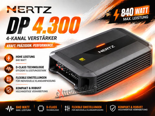 Hertz 300 4 kanal - hertz, 4.300