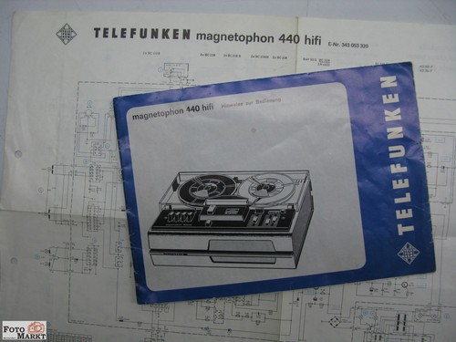 Telefunken magnetophon 440 - magnetophon,