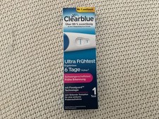 Clearblue Ultra Frühtest ❤️ 1 x  Schwangerschaftstest ~ 1 TEST ~ NEU und OVP 