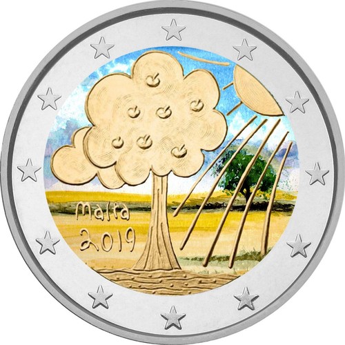 Euro gedenkmünze malta 2017 - 2,
