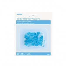 Deko Schnuller blau, 18 Stück