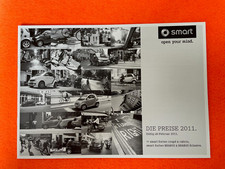 SMART   fortwo coupe & cabrio  & BRABUS Xclusive  Preise Prospekt Brochure  2011