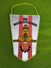selt. alter Wimpel 11x16cm * BSG Motor Leipzig-Nord * DDR DFV Fußball FC SG SV