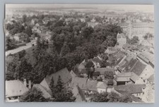 Freiberg Sachsen 1961 - Altstadt mit Park - Altes Foto 1960er