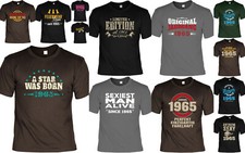 Tshirt Geschenk - Jahrgang 1965 - 60.Geburtstag - 60 Jahre coole Sprüche Motive