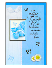 Taufe Glückwunschkarte