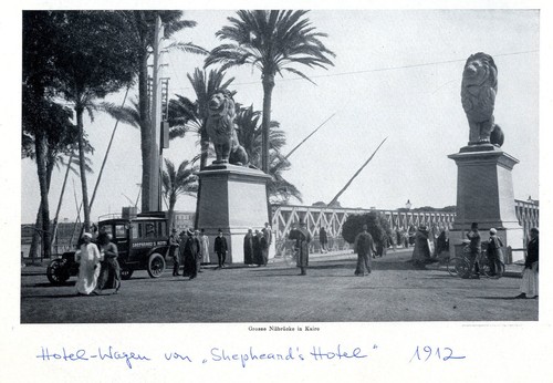 Hotel wagen des shepheard s - des, "shepheard's
