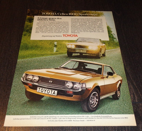 Toyota celica ta23 reklame - celica,