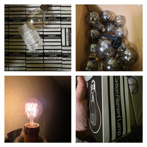 Kohlefadenlampe antik - kohlefadenlampe,