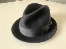 Mayser Gordon Favorit Hut Gr. 57 schwarz Filz Wollfilz Bogarthut Filzhut unisex