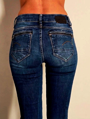 Star raw midge damen skinny - midge,