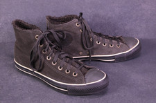 Converse CTAS Classic Hi Chucks Sneaker Boots Gr. 41 Leder grau Fell BC1602