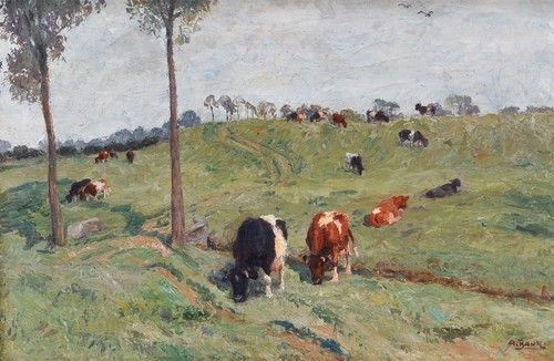 Kühe auf der weide antikes - kühe,
