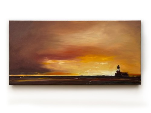 Dawn sky farne island - farne,