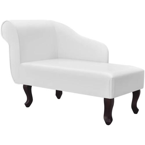 Chaiselongue weiß kunstleder - chaiselongue,