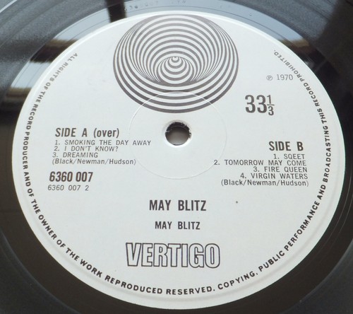 May blitz orig 1st - s/t, uk