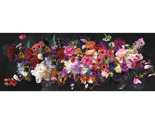 Glasbild blumenstrauß - glasbild, ii