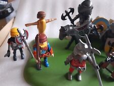 Playmobil Konvolut Figuren Soldaten Ritter mit Pferd 1 Bogenschütze Katapult