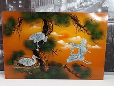 Asiatisches Lackbild mit