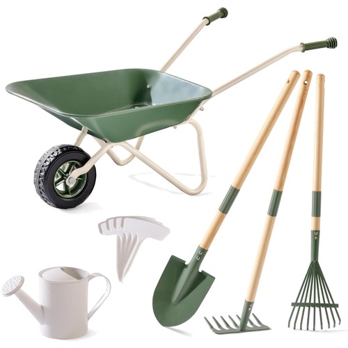 Kinder gartenset schubkarre - kinder,