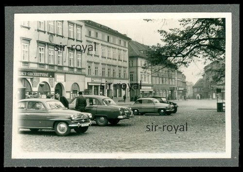 Leitmeritz 1958 marktplatz - leitmeritz,