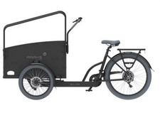 Bakfiets E-Lastenrad Belton Raaks Plus inkl. Regenzelt und Sitzpolster