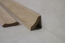 (a69)  1Stk 100cm Hohlkehlleiste massiv Eiche 30x30mm Sockelleisten Holzleisten