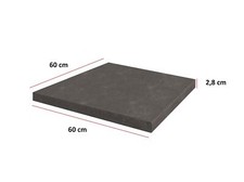 Küchen Arbeitsplatte Metallic Brown 60 cm 28 mm Bianca Grey Rose Küchenzeile