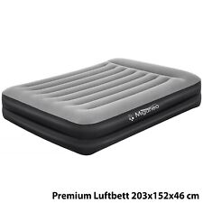Miganeo Premium Luftbett Luftmatratze Gästebett Deluxe + Pumpe selbstaufblasend