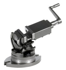 WABECO 3-Achsen Maschinenschraubstock 50mm drehbar schwenkbar Schraubstock 40567