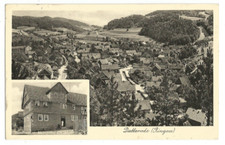Gasthaus und Metzgerei von Ch. Munk, Datterode, Ringgau bei Eschwege, Sontra