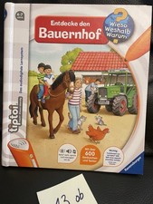 Ravensburger tiptoi Buch Bauernhof Klassiker Neuwertig 13 Lernbuch Interaktiv