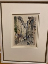 AQUARELL Paris, hochwertig gerahmt