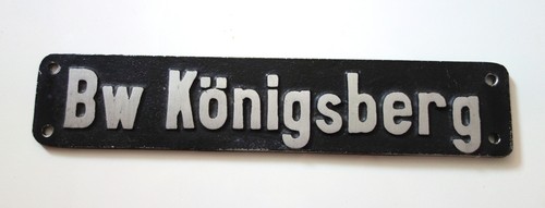 Lockschild königsberg - lockschild, bw