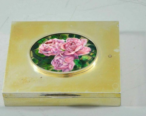 Jugendstil messing schatulle - messing,