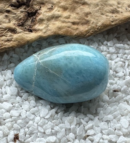 Larimar trommelstein - trommelstein,