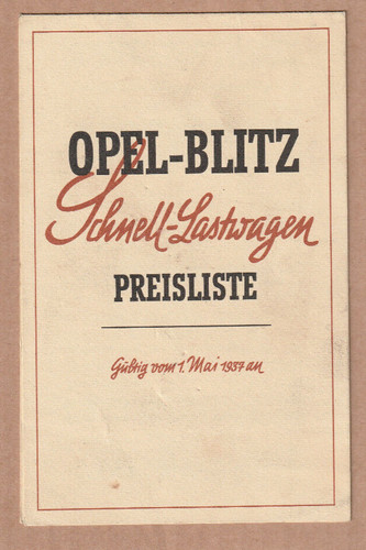 Prospekt auto opel - auto, preisliste