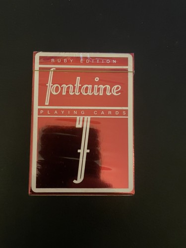 Fontaine ruby foil playing - fontaine,