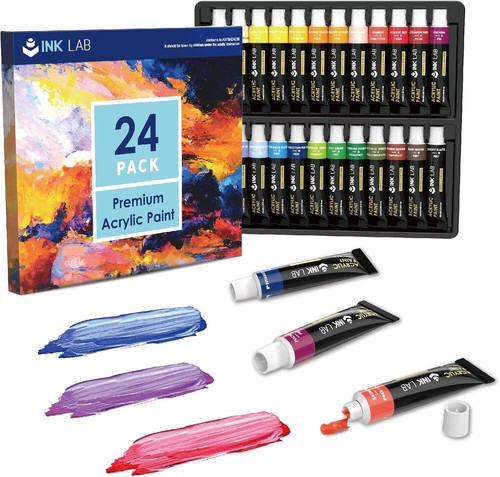 Acrylfarben set tuben - 24,