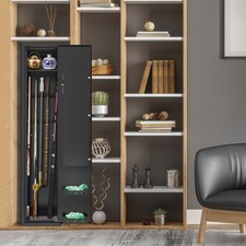 Waffenschrank 30x28x138 cm Waffentresor Langwaffenschrank Kurzwaffenschrank